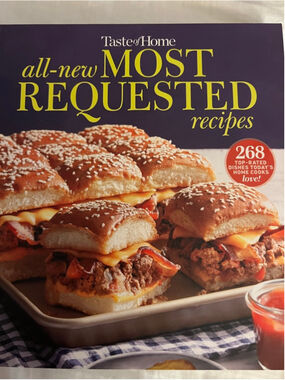 Taste of Home All-New Most Requested Recipes Cookbook